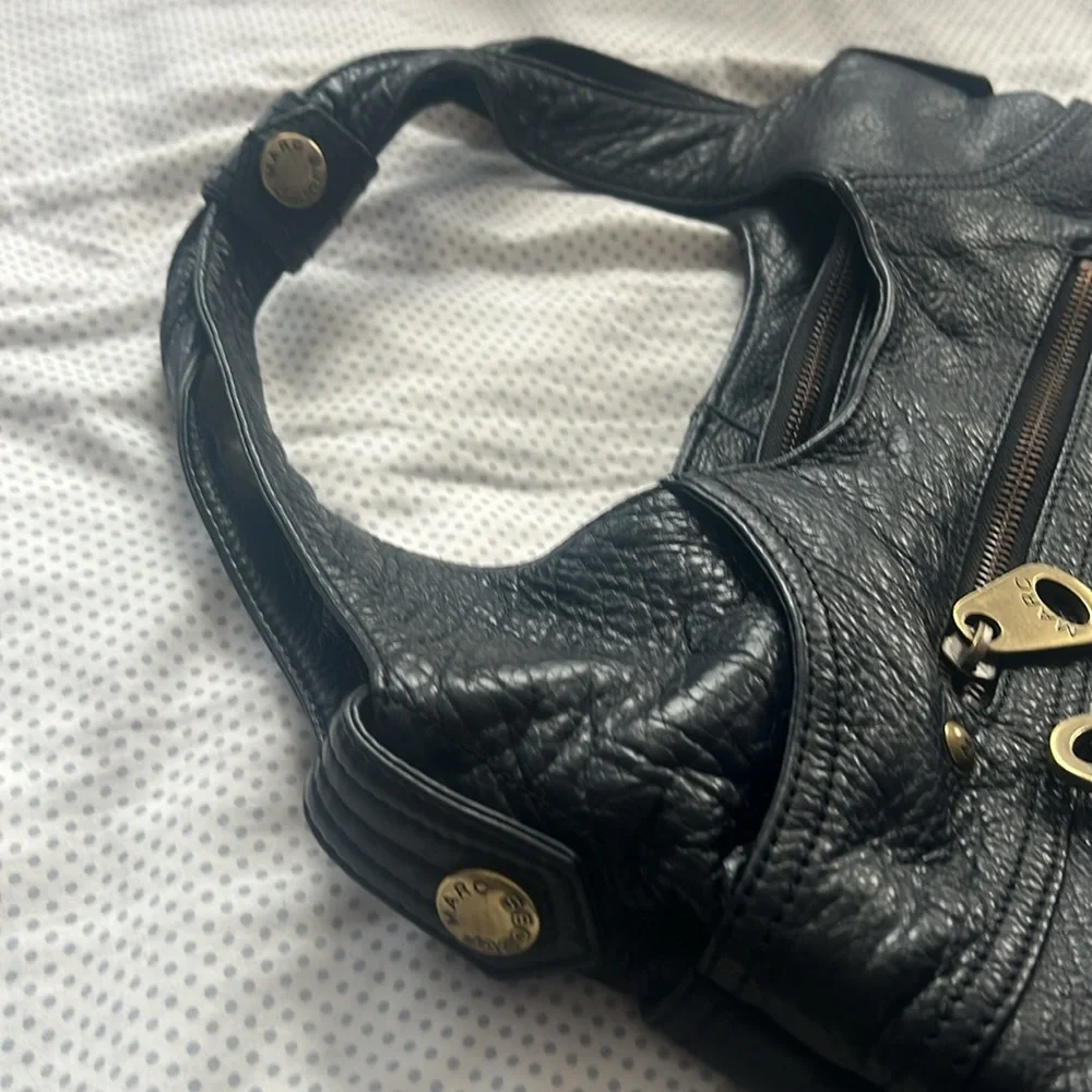 Leather hobo bag - Picture 3 of 7